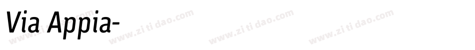 Via Appia字体转换